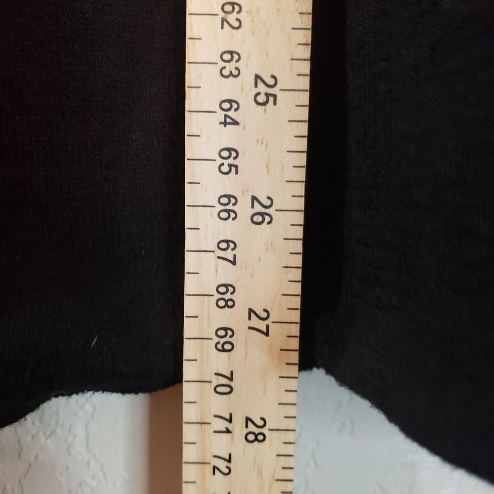 Cambridge Dry Goods Black Zip-Neck Sweater with Gray Pattern - Picture 7 of 7